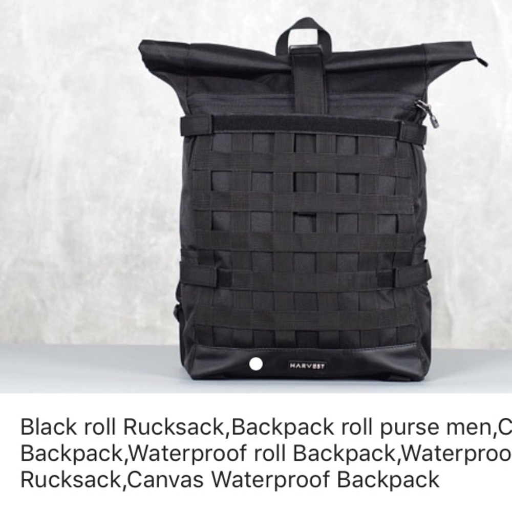 Gently used handmade rucksack backpack